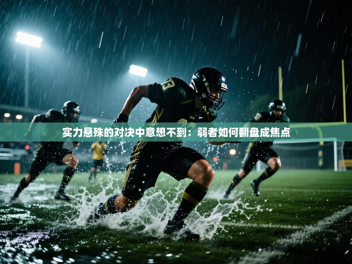 实力悬殊的对决中意想不到：弱者如何翻盘成焦点  第1张